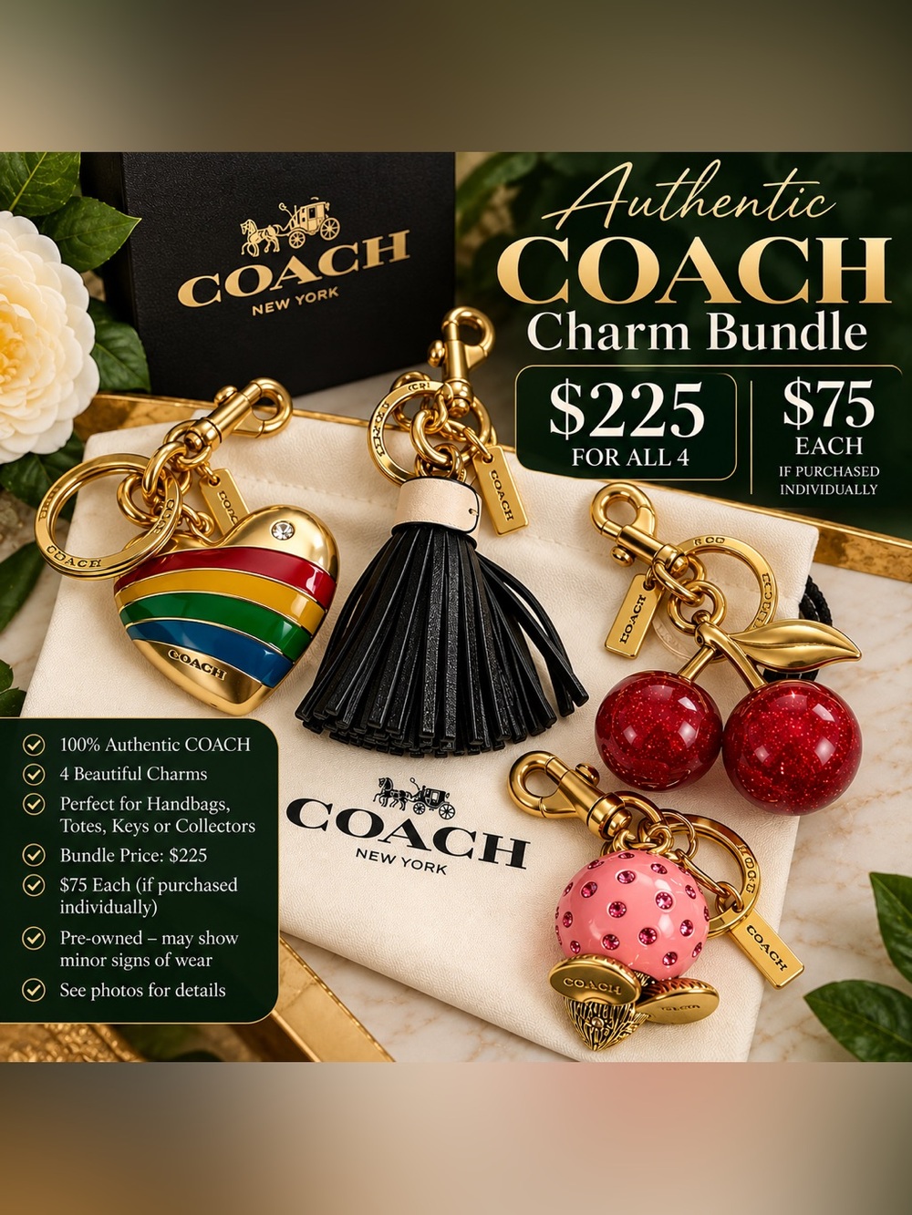 COACH Charm Bundle